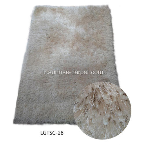 Fil élastique épais avec 150D Shaggy Carpet